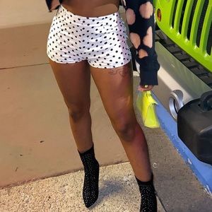 Polka dot shorts